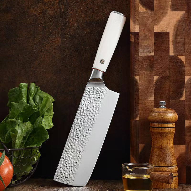 INNOVATIONwhite™ 6 Ceramic Nakiri Knife - White Z212 Blade with Non-Slip  Black Handle