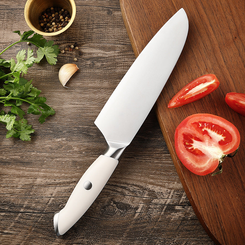 Knife Set, Professional Full 7 PCs Knife Set German 1.4116 Stainless Steel  Kitchen Knives Sets Kitchen Slicing Santoku Tool Kitchen Knife Set BY ZZYY