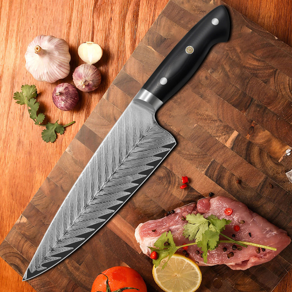Acheter Couteau de Chef damas de 8 pouces, couteau de cuisine