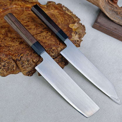 ZDP-189 Kiritsuke Silver 205MM (8") Walnut Handle