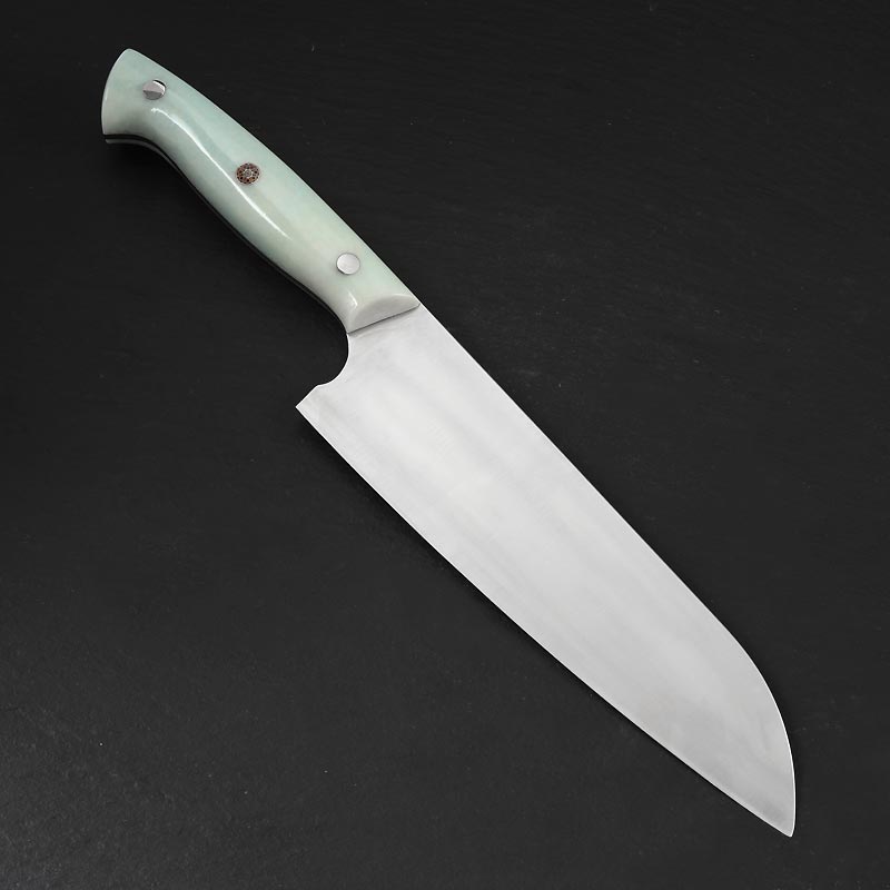 8-Inch Santoku Knife, M390 Powder Steel, Micarta, MS2101