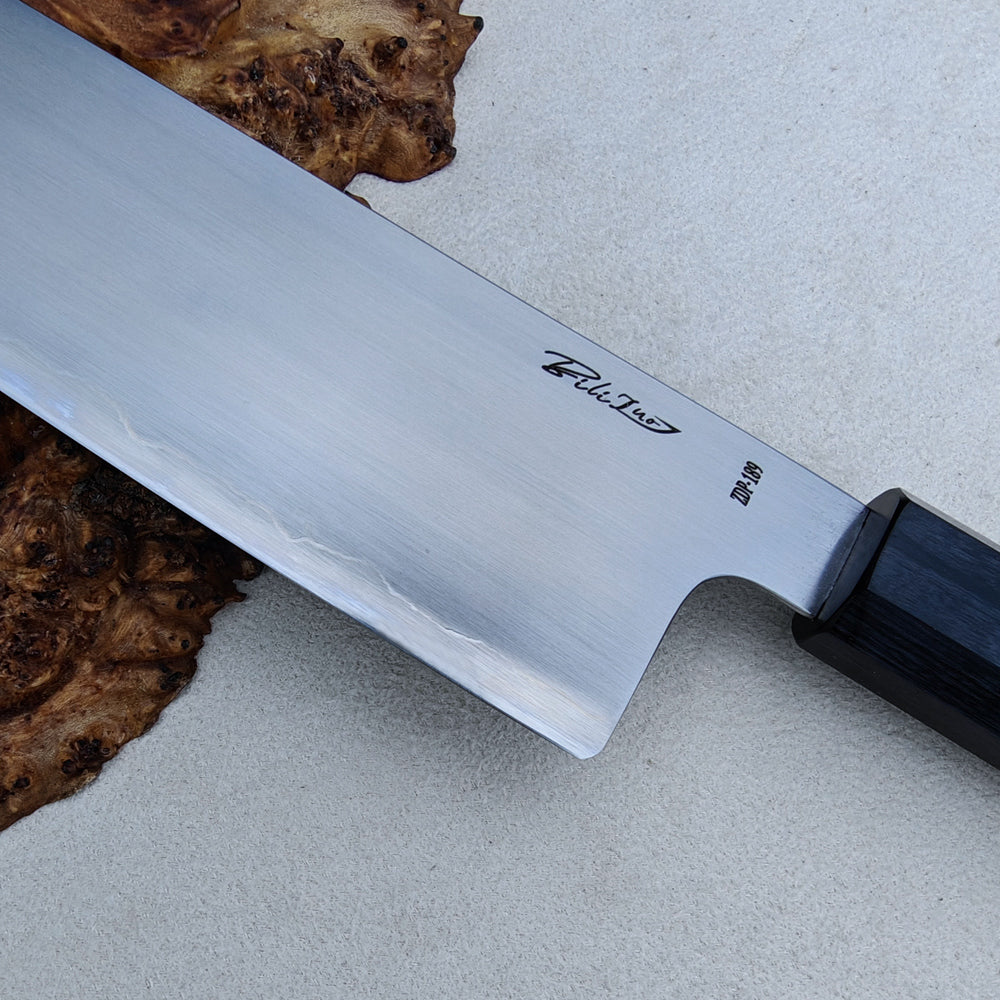 ZDP-189 Kiritsuke Silver 205MM (8") Walnut Handle