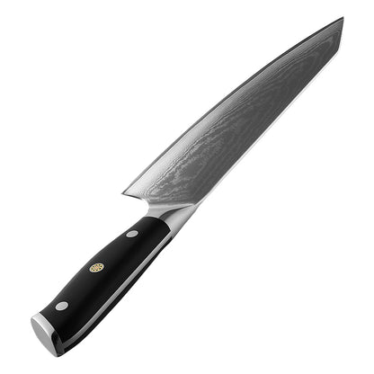Classic 8.5-Inch Kiritsuke Knife, Damascus Steel, G10, CK1101