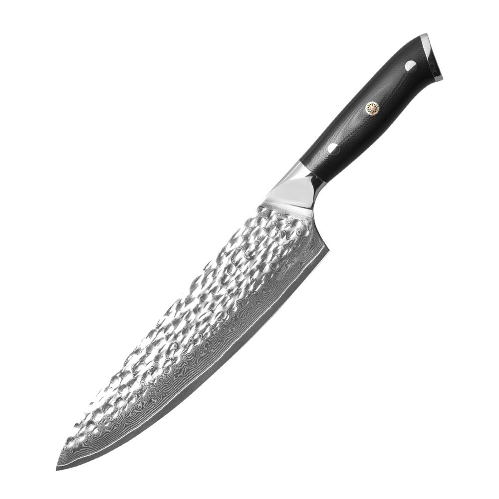 Cuchillo de Chef de Acero Damasco de 8.5 "67 Capas con Mango G10