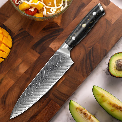 8-Inch Chef Knife, Damascus Steel, G10, DC1105