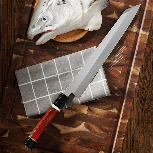 Wabi-Sabi Series Kengata Knife, VG-10 Steel, Sandalwood
