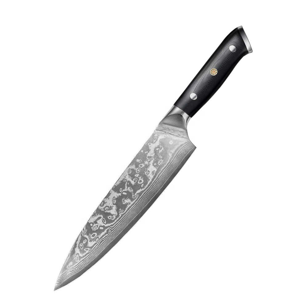Juego de cuchillos de cocina para chef de 9 piezas VG10 Damasco