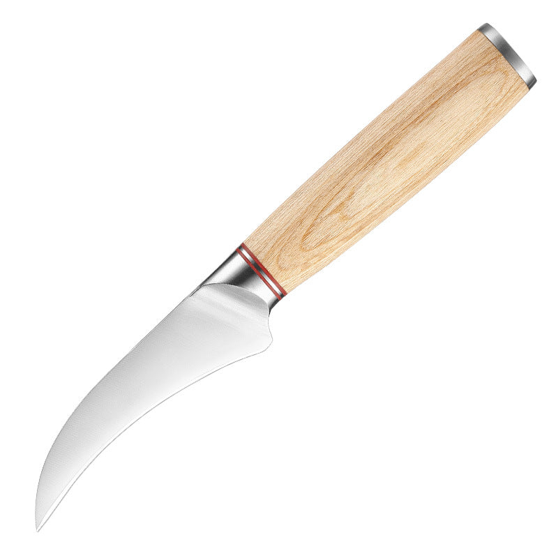 Blonde Series 3.5-Inch Curved Paring Knife, German 1.4116 Steel, Wood, BP2101