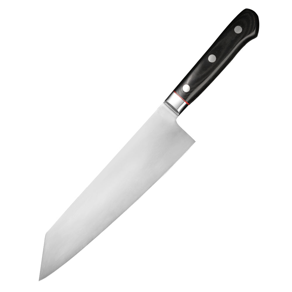 Classic 8.5-Inch Kiritsuke Knife, San Mai Steel, Micarta, CK2132